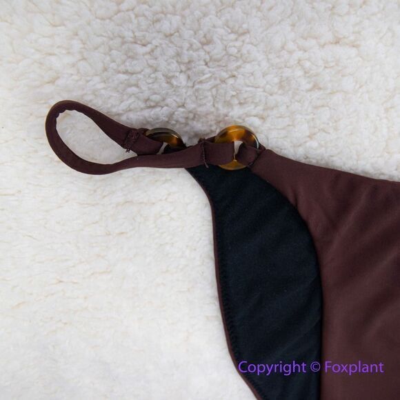 NEW Rhythm Free People Ring Itsy Bikini Bottom in chocolate, size L - Picture 6 of 11